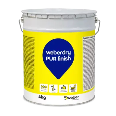 weberdry PUR finish
